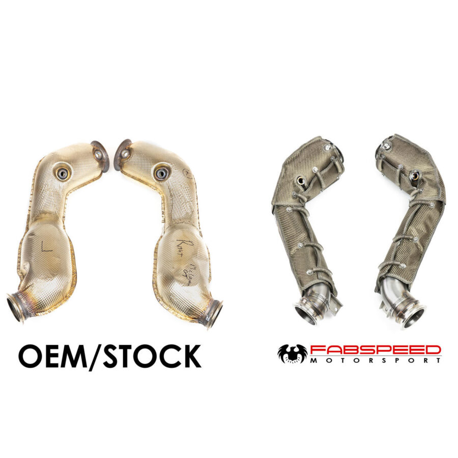 Fabspeed McLaren GT / GTS HJS German Sport Catalytic Converters (2020-2026)