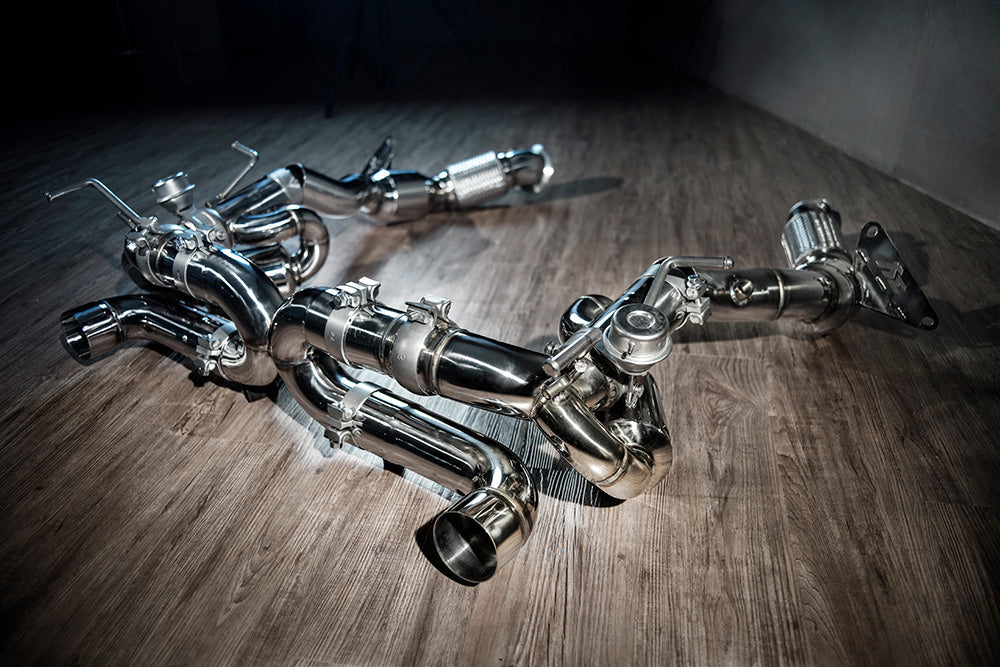 FI Exhaust 2015-2020 Ferrari 488 GTB / Pista / Spider 488 GTB Valvetronic Muffler Exhaust - FF Performance
