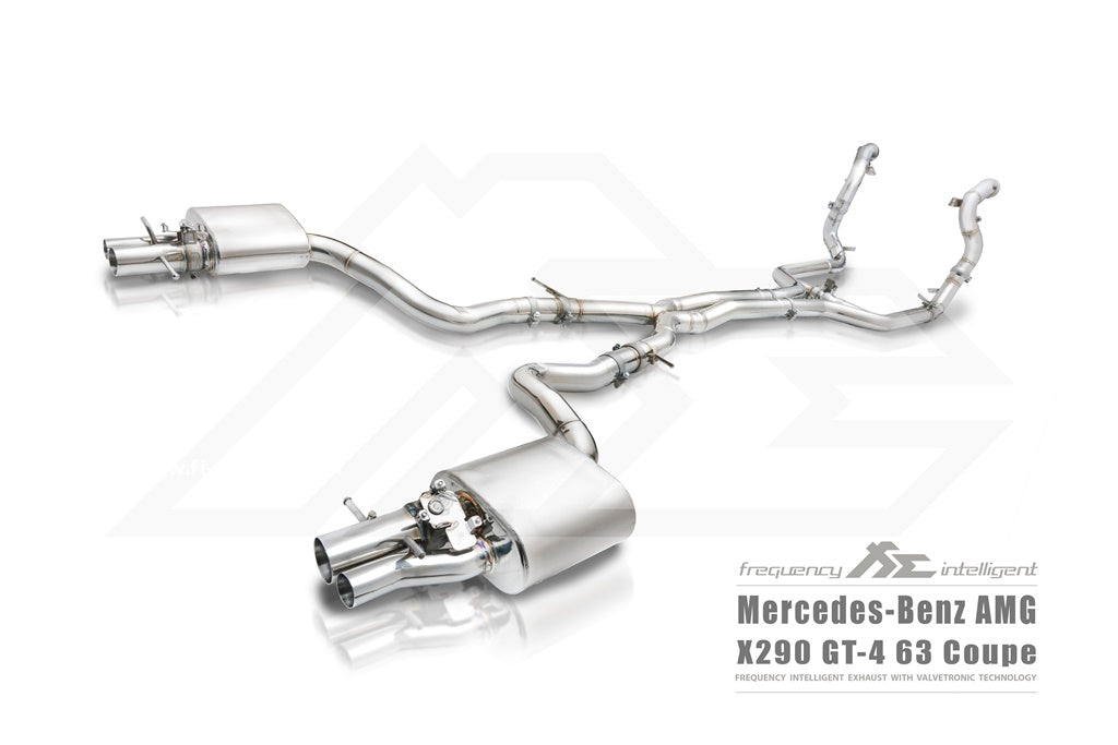 Fi EXHAUST 2016-2024 Mercedes-Benz X290 AMG Gt63 4.0TT M177 2019+ Valvetronic catback exhaust