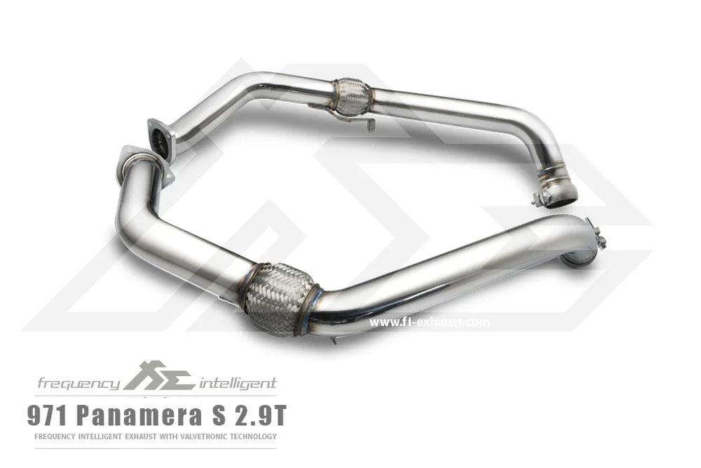 Fi EXHAUST 2017-2025 Porsche Panamera 971 S 2.9TT 2nd Catless Downpipe