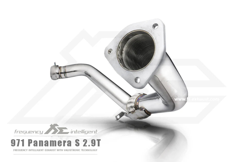 Fi EXHAUST 2017-2025 Porsche Panamera 971 S 2.9TT (OPF) 2nd Catless Downpipe