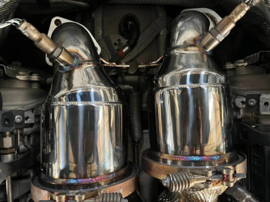 Fi EXHAUST 2017-2025 Porsche Panamera 971 Turbo/GTS Catless Downpipe