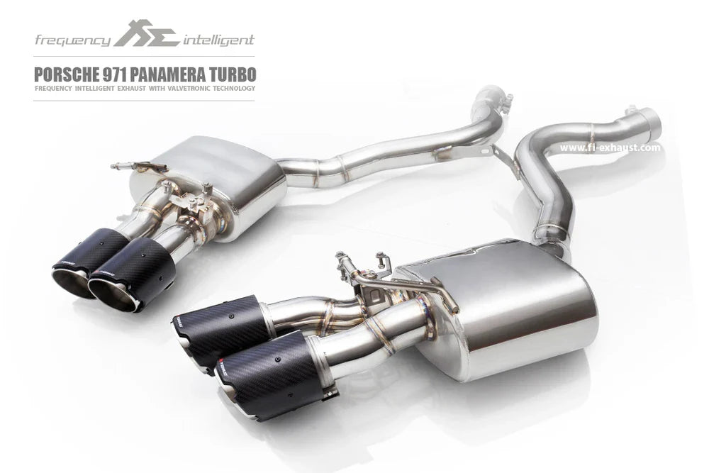 FI Exhaust 2017-2025 Porsche Panamera 971 Turbo/GTS Valvetronic Catback Exhaust
