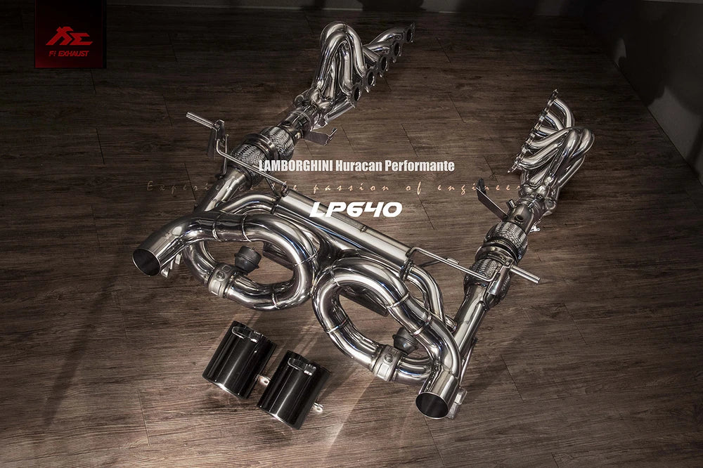 FI Exhaust 2018-2019 Lamborghini 2018-2019 Lamborghini Huracan Performante Huracan Performante Lp640 4 Valvetronic Muffler Exhaust