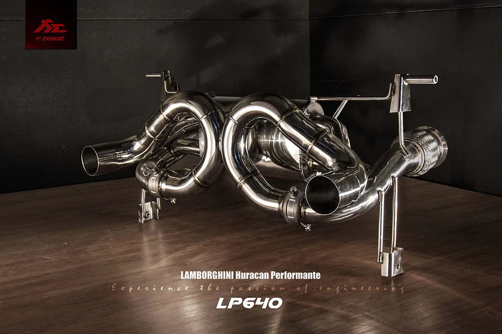 FI Exhaust 2018-2019 Lamborghini 2018-2019 Lamborghini Huracan Performante Huracan Performante Lp640 4 Valvetronic Muffler (Non Valve