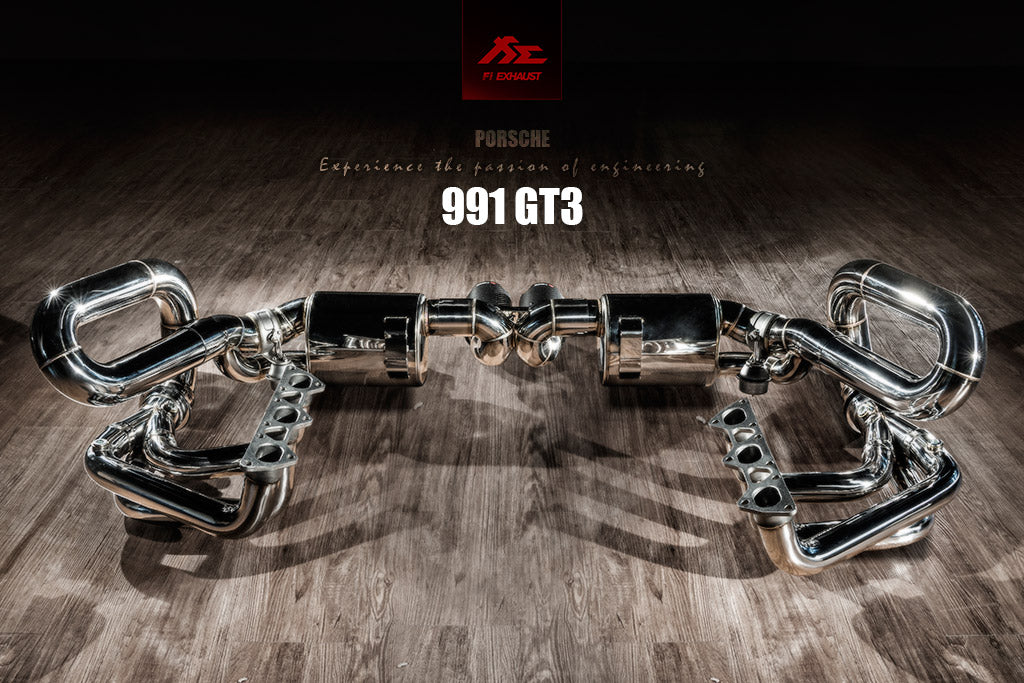 FI Exhaust 2018-2019 Porsche GT3/GT3RS 991.1/991.2 GT3/GT3 RS 2013 2019 Valvetronic Muffler Exhaust