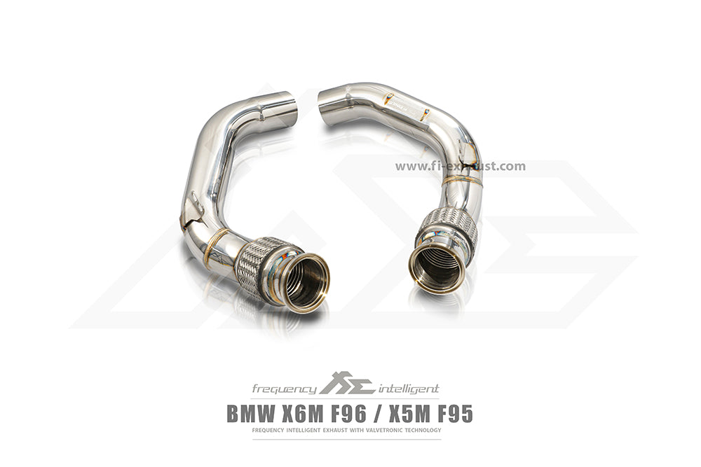 Fi EXHAUST 2020-2023 BMW F95 X5M/F96 X6M 4.4TT S63 2nd Catless Downpipe