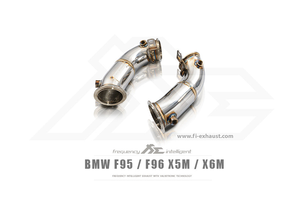 Fi EXHAUST 2020-2023 BMW F95 X5M/F96 X6M 4.4TT S63 Sport 200 Cell Downpipe
