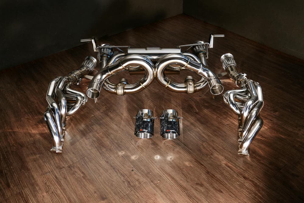 FI Exhaust 2020-2024 Lamborghini 2020-2021 Lamborghini Huracan EVO Huracan EVO Race Version 2019+ Muffler Exhaust (Non Va