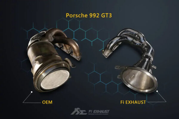 Fi EXHAUST 2020-2025 Porsche GT3/GT3RS 992.1 GT3/RS 2021+ Catless Header