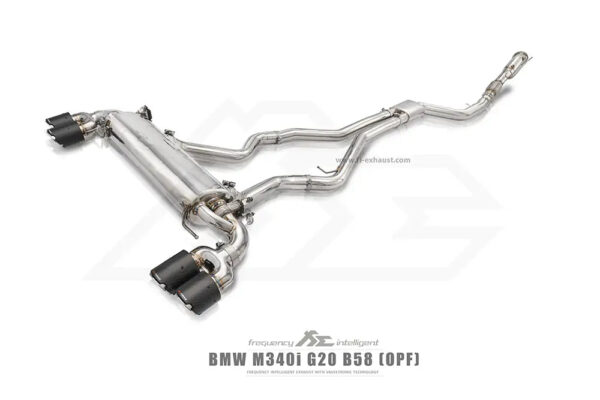 Fi EXHAUST BMW 3 Series G20/G21 M340i 3.0T B58 2019+ (Quad Tips) Valvetronic Catback Exhaust