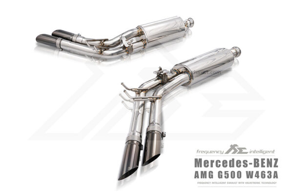 Fi Exhaust Mercedes-Benz W463a G500 / G550 4.0TT M176 Quad Tips 2018+ Valve
