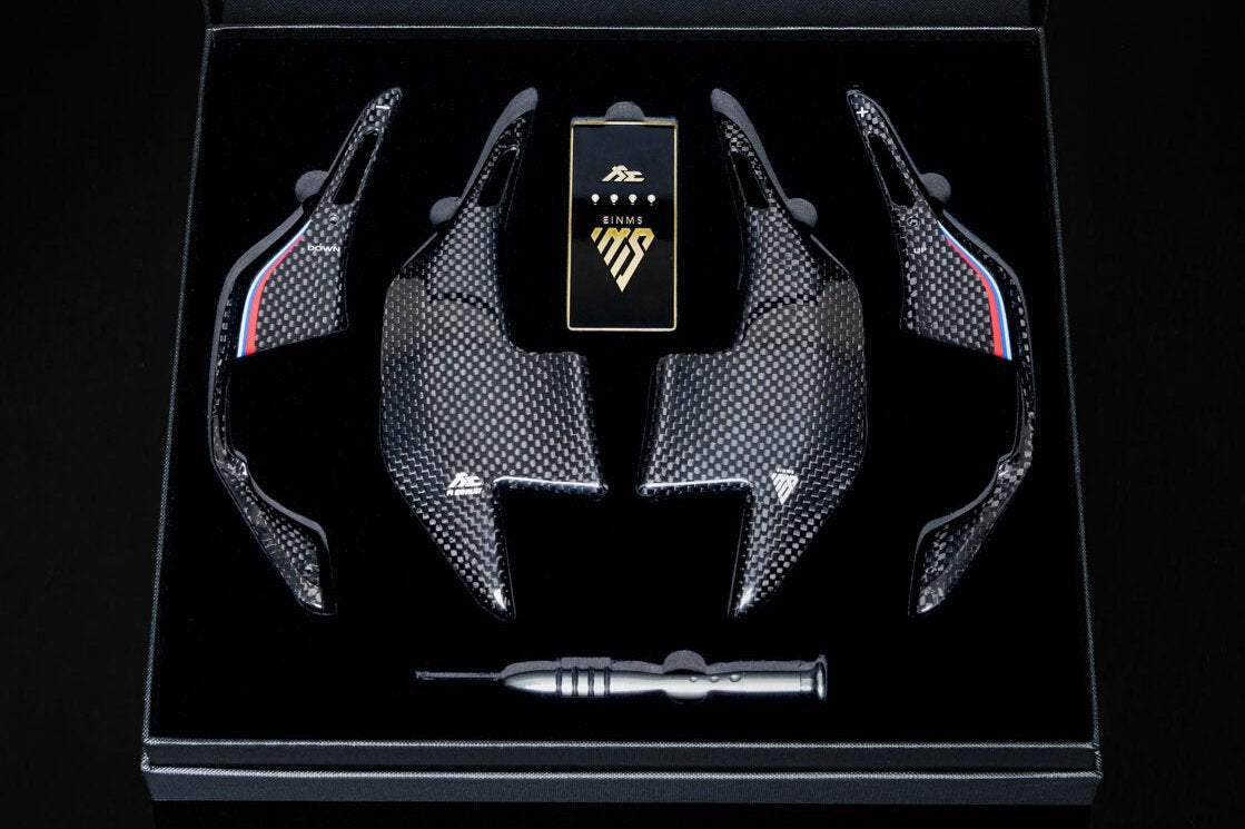 Fi LIFESTYLE USD BMW G Series 1K Carbon Fiber M Color Paddle Shifter - FF Performance