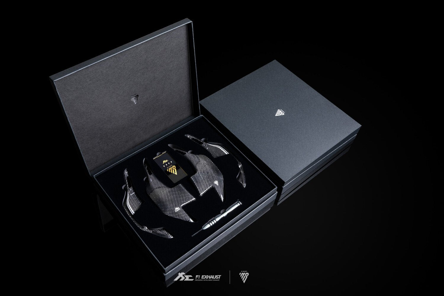 Fi LIFESTYLE USD BMW G Series 1K Carbon Fiber Sporty Silver Paddle Shifter