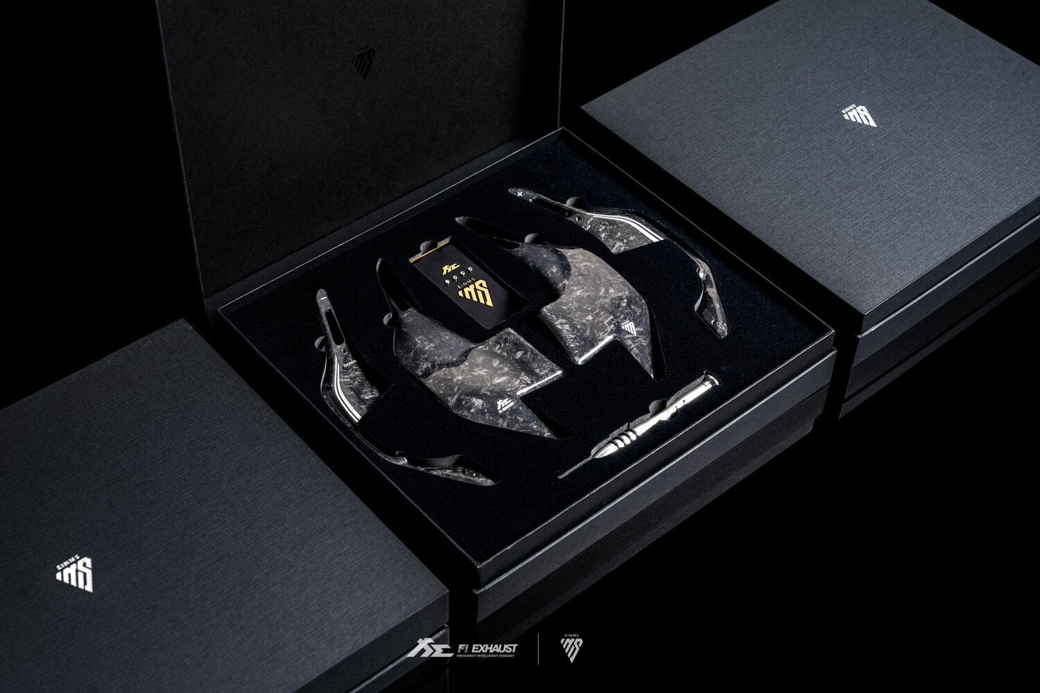 Fi LIFESTYLE USD BMW G Series Forged Carbon Sporty Silver Paddle Shifter