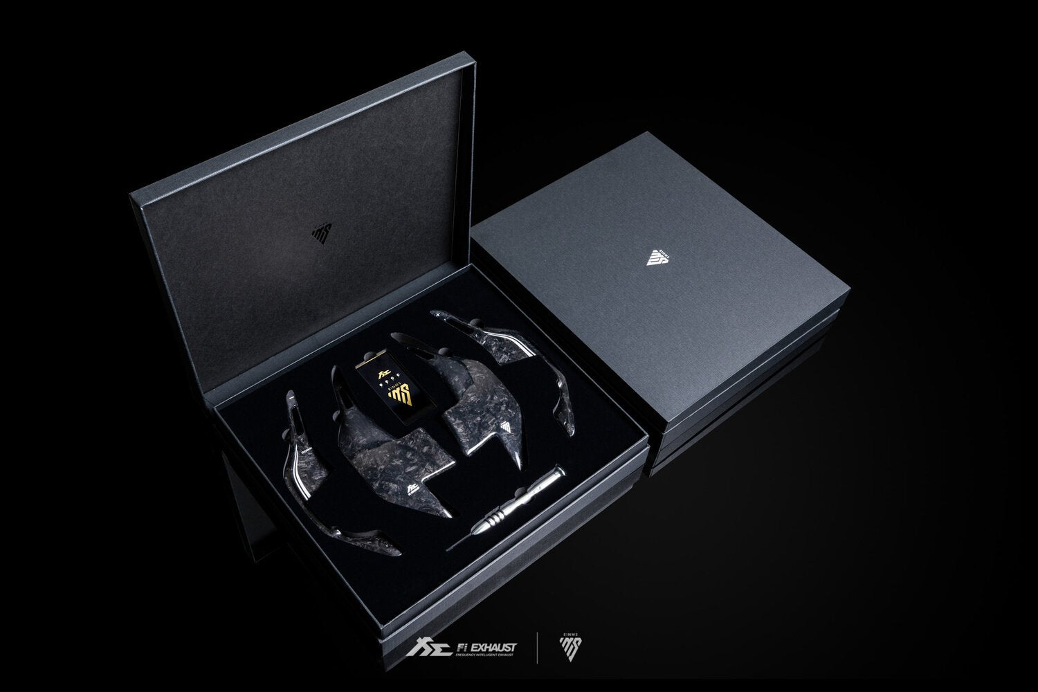 Fi LIFESTYLE USD BMW G Series Forged Carbon Sporty Silver Paddle Shifter