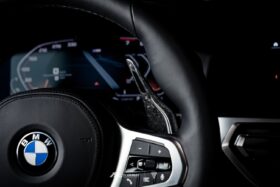Fi LIFESTYLE USD BMW G Series Forged Carbon Sporty Silver Paddle Shifter