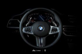 Fi LIFESTYLE USD BMW G Series Forged Carbon Sporty Silver Paddle Shifter