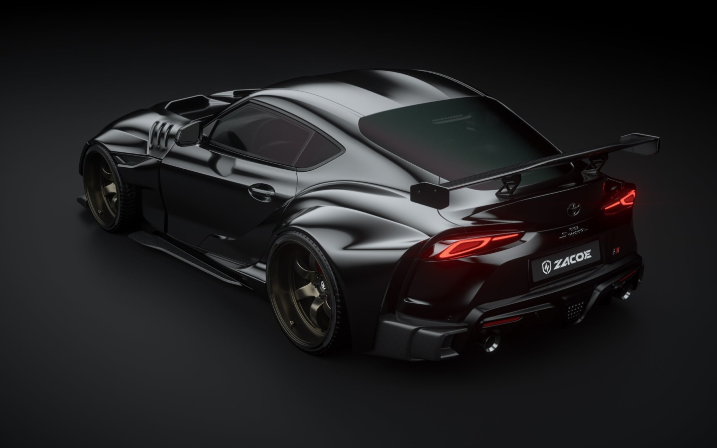FILIFESTYLE USD 2020-2025 Toyota 2020-2022 Toyota GR Supra Carbon Fiber Rear Wing Mk5 Supra 3.0T