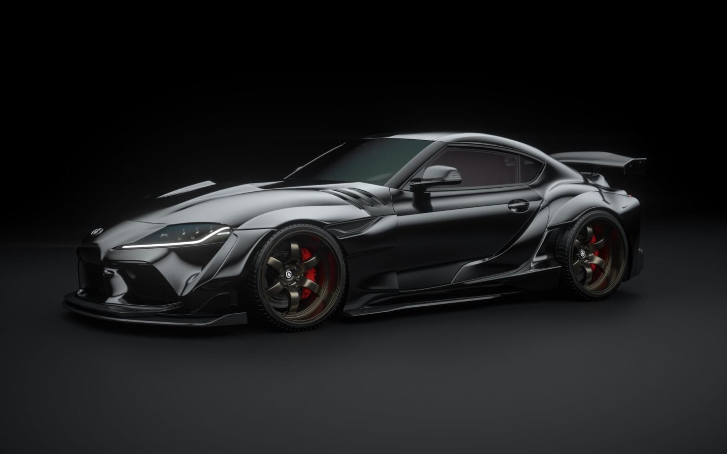 FILIFESTYLE USD 2020-2025 Toyota 2020-2022 Toyota GR Supra MK5 Supra Land Shark Widebody Performance Package