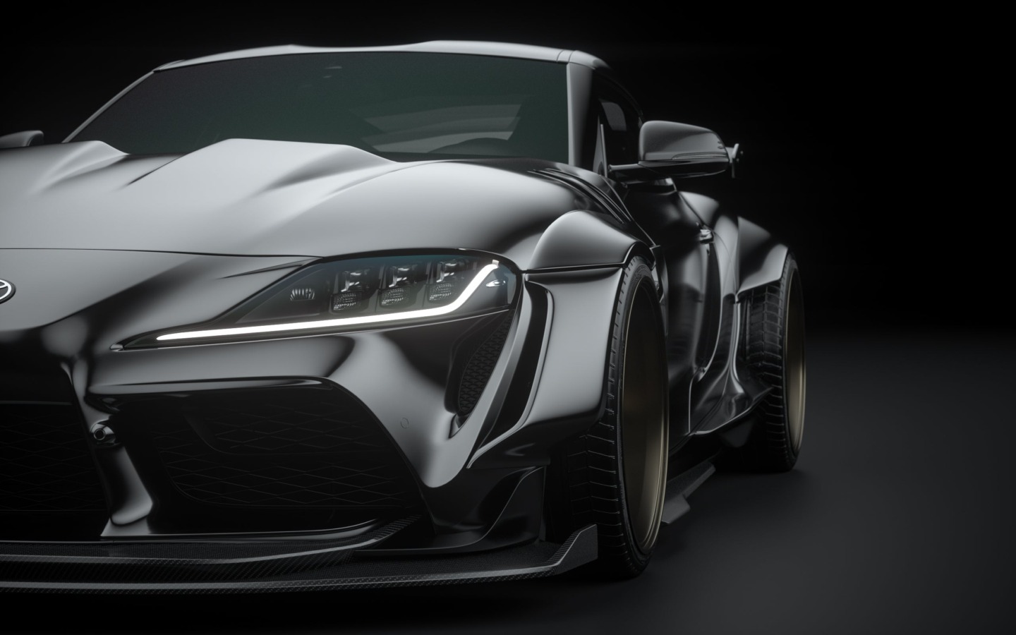 FILIFESTYLE USD 2020-2025 Toyota 2020-2022 Toyota GR Supra MK5 Supra Land Shark Widebody Performance Package