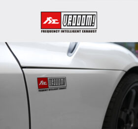 FILIFESTYLE USD Fi Car Stickers and Key Chain