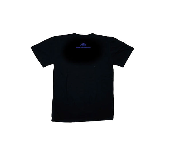 FILIFESTYLE USD "Fi EXHAUST Camo LOGO" Black Crew Neck T-Shirt