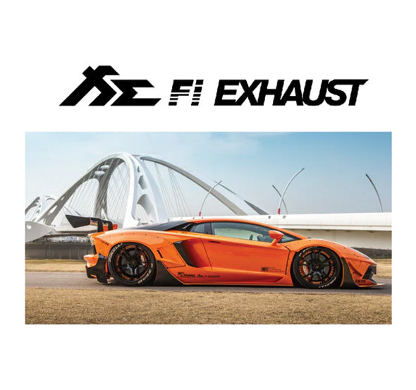 FILIFESTYLE USD Fi EXHAUST Multi Color Car Sticker Set