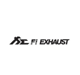 FILIFESTYLE USD Fi EXHAUST One Color Car Sticker Set (Black/White)