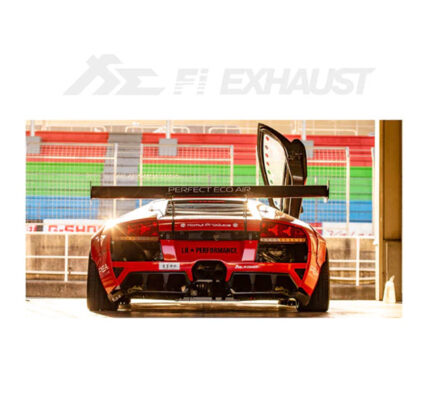 FILIFESTYLE USD Fi EXHAUST One Color Car Sticker Set (Black/White)