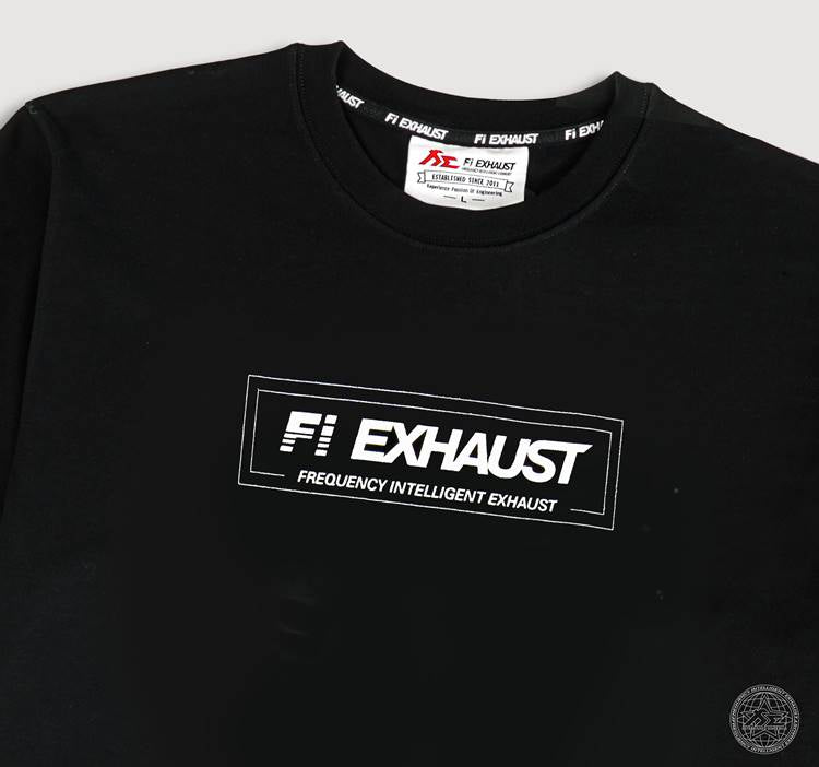 FILIFESTYLE USD "Finish Line V2 (White)" Black Heavyweight Crew Neck T-Shirt (Discord V2)