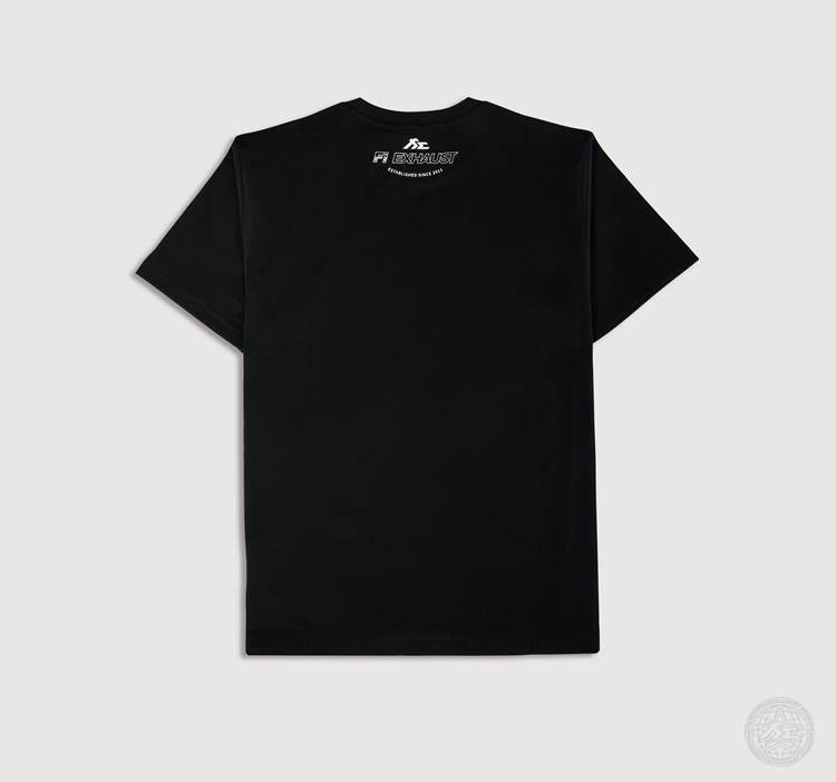 FILIFESTYLE USD "Galactic Pertrolhead" Black Heavyweight Crew Neck T-Shirt [Limited Ed.]