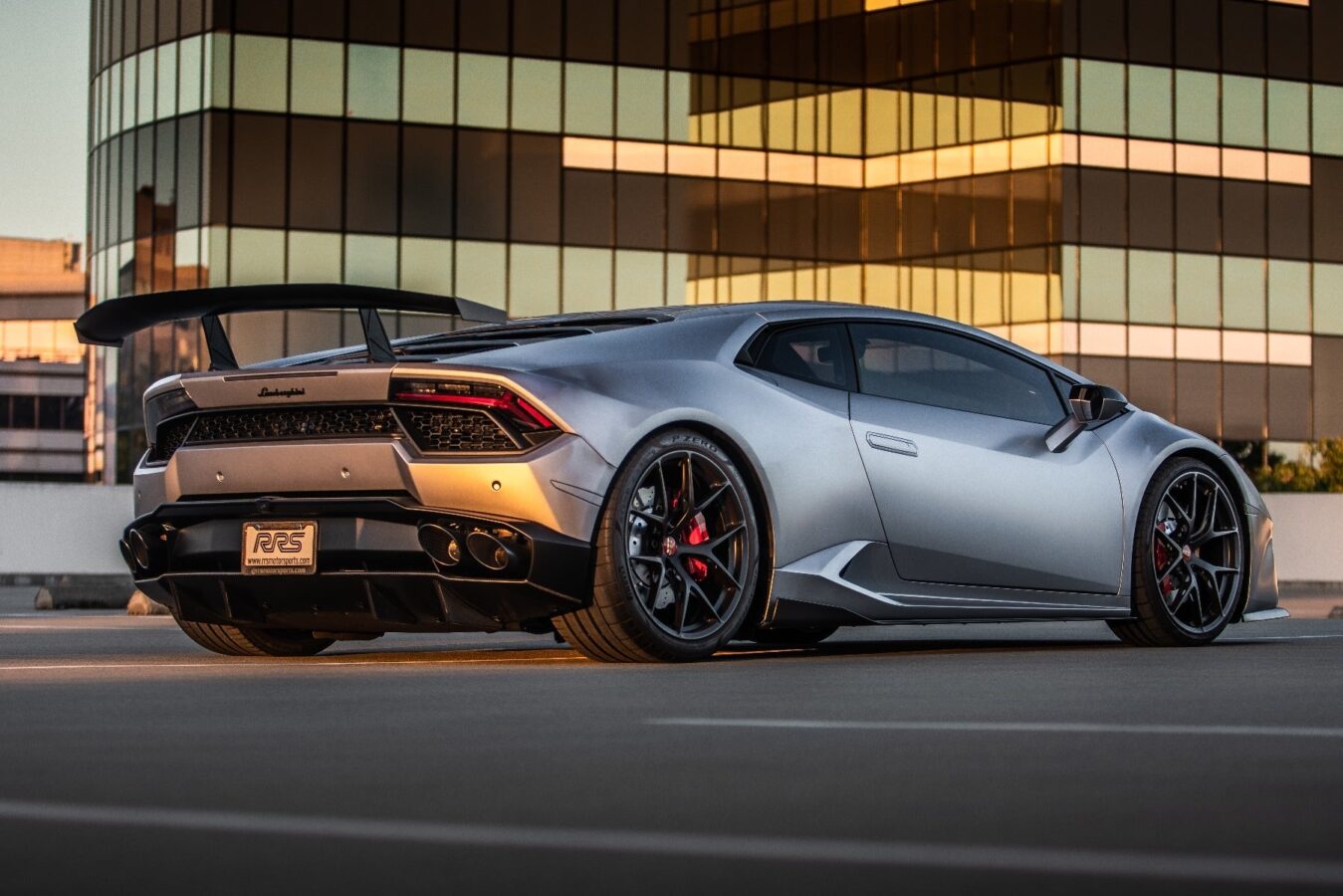 RSC 2014-2024 Lamborghini Huracan LP580 Carbon Fiber Slip-On Rear Diffuser - Image 5