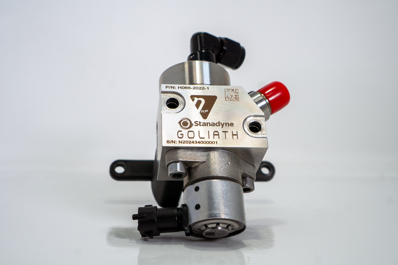 Nostrum 2023-2024 Ford Ranger Raptor 3.0 Ecoboost Goliath 1200-250 High Pressure Fuel Pump — Side View