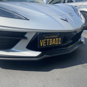 ZL1 Addons Corvette C8 License Plate Holder for C8 Corvette