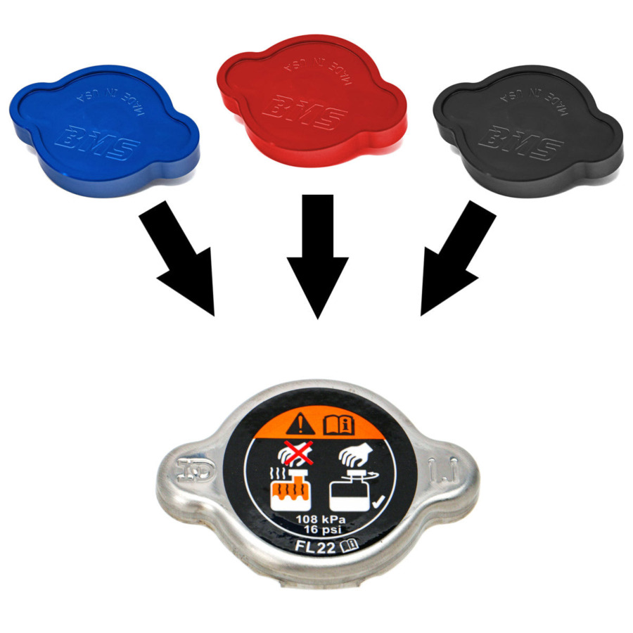 BMS Billet Radiator Cap Cover for Mazda - Image 5