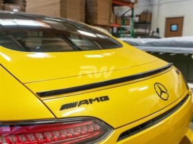RW Carbon C190 GT GTC GTS RWS CF Trunk Spoiler for AMG GT