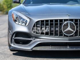 RW Carbon C190 GT GTC GTS RWS Forged Carbon Front Lip for AMG GT - Image 4