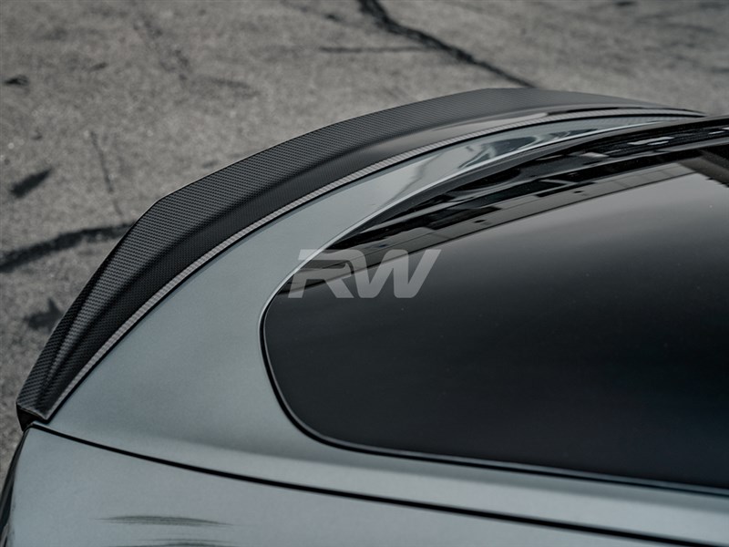 RW Carbon Mercedes W167 GLE Coupe Carbon Fiber Trunk Spoiler