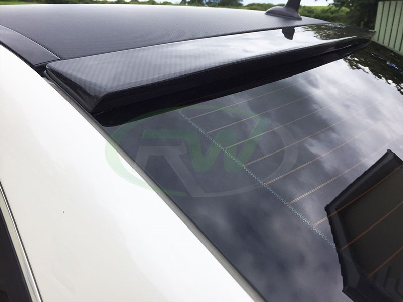 RW Carbon Mercedes W204 Carbon Fiber Roof Spoiler