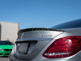 RW Carbon W205 AMG Style Carbon Fiber Trunk Spoiler