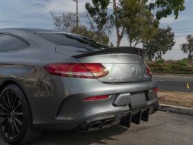 RW Carbon W205 Coupe GTX Carbon Fiber Trunk Spoiler