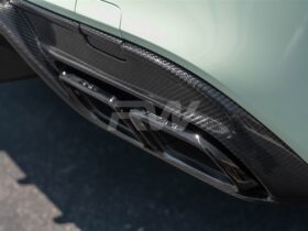 RW Carbon C63 AMG Style Chrome/Black Exhaust Tips