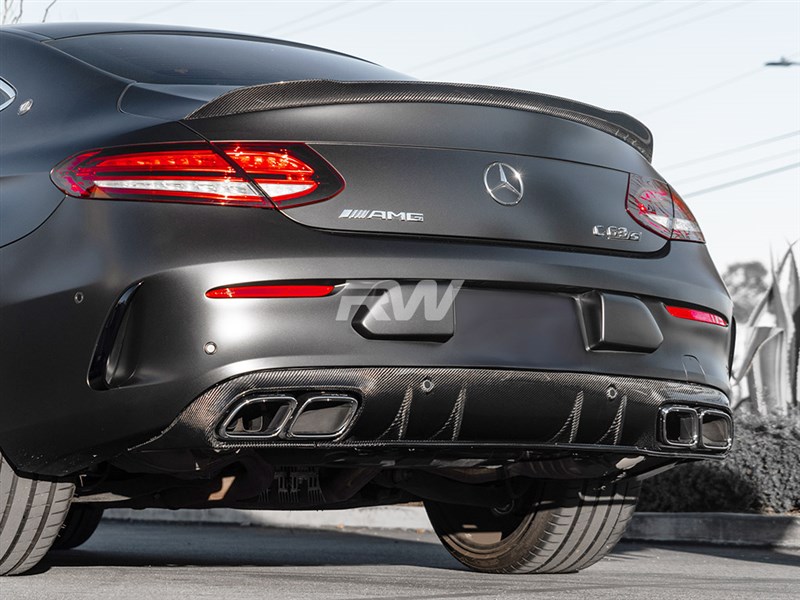 RW Carbon Mercedes W205 C63/C63S Coupe 19+ CF Diffuser