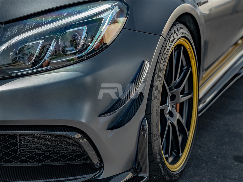 RW Carbon Mercedes W205 C63/C63S Carbon Fiber Canards