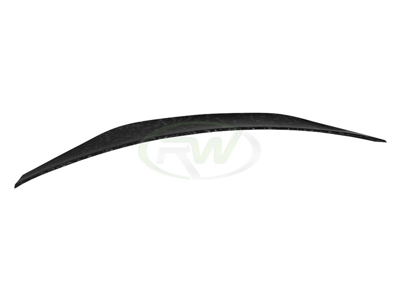 RW Carbon Mercedes W205 GTX Forged Carbon Trunk Spoiler