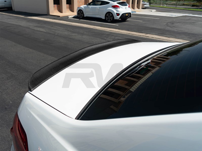RW Carbon Mercedes W212 DTM Carbon Fiber Trunk Spoiler