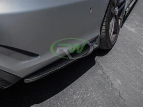 RW Carbon W212 E63 14+ CF Rear Bumper Splitters
