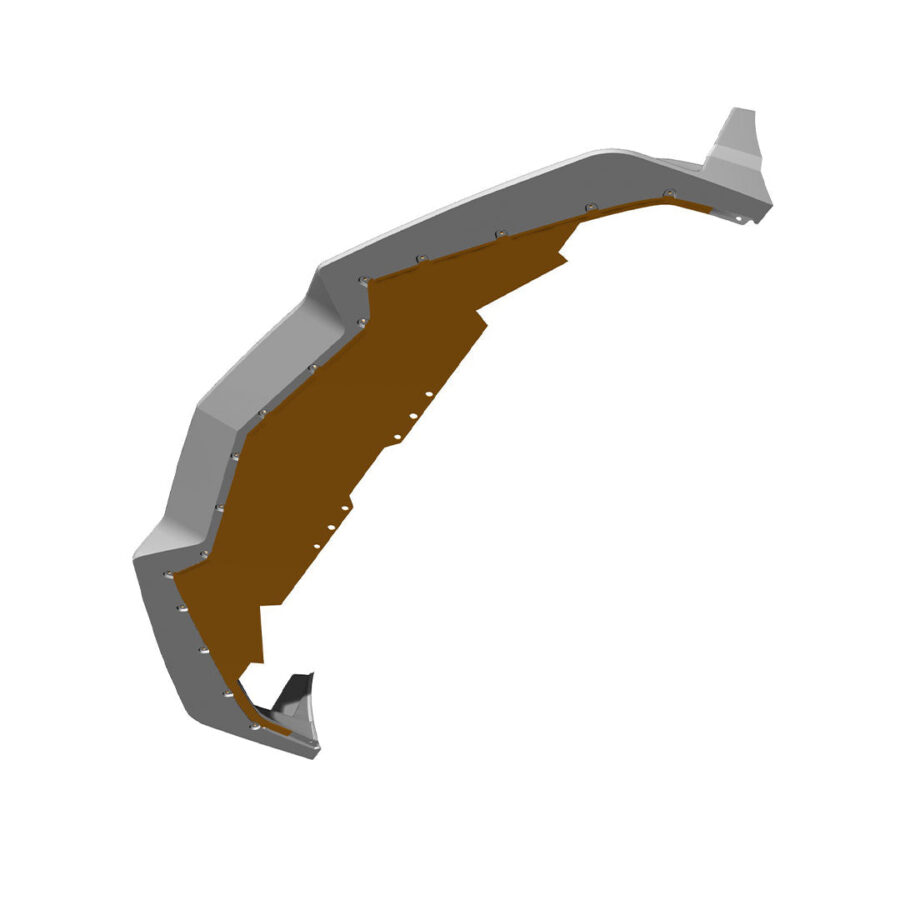 RSC 2020-2025 Chevrolet Corvette C8 Stingray ST Carbon Fiber Splitter Undertray - Image 5