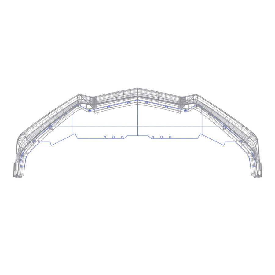 RSC 2020-2025 Chevrolet Corvette C8 Stingray ST Carbon Fiber Splitter Undertray - Image 6